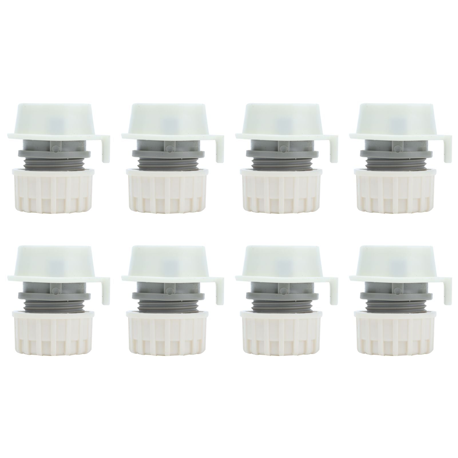 8Pcs Lock Type Faucet Quick Connector G1/2 Hose Faucet Coupling Adapter Fittings for Washing Machine