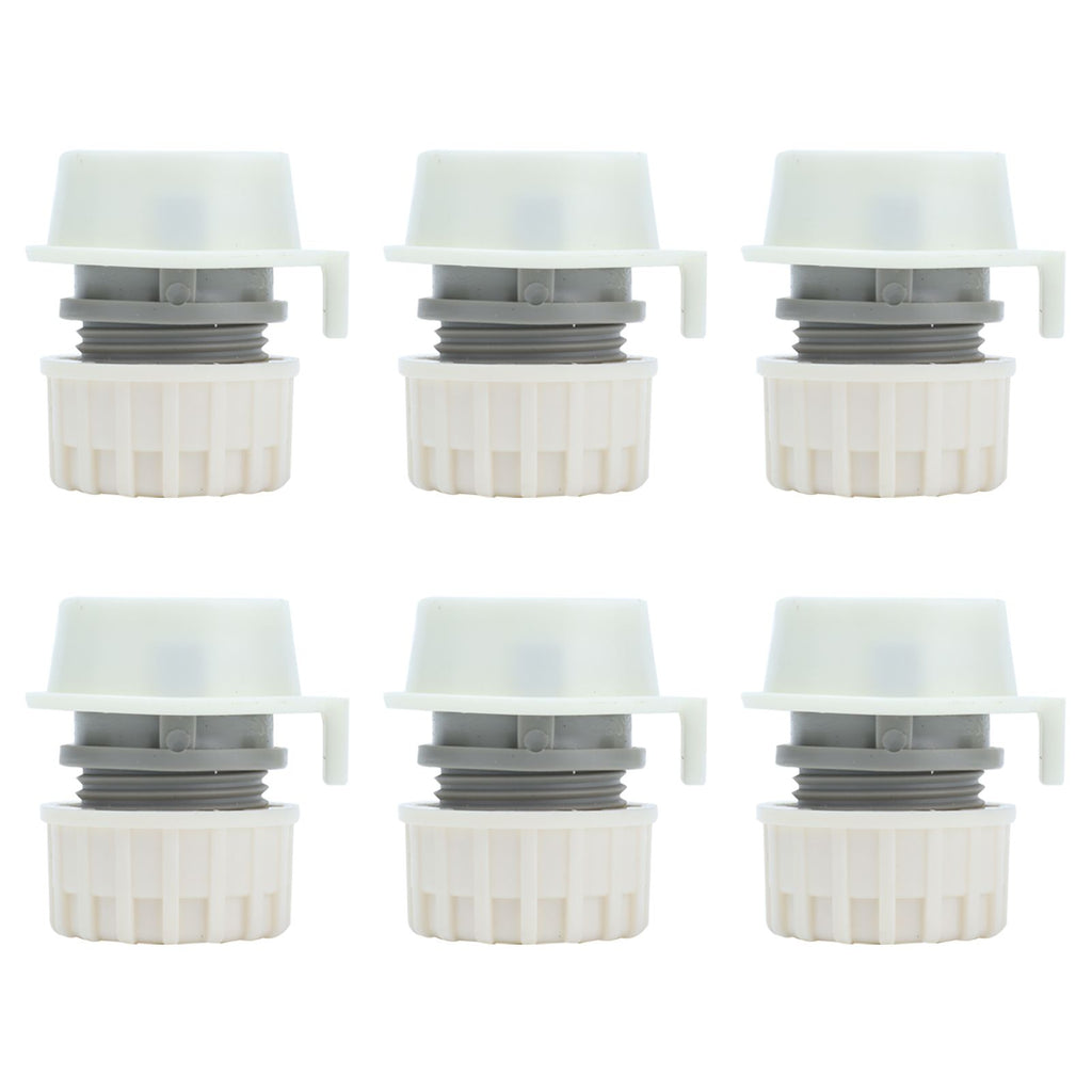 8Pcs Lock Type Faucet Quick Connector G1/2 Hose Faucet Coupling Adapter Fittings for Washing Machine