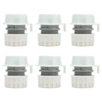 8Pcs Lock Type Faucet Quick Connector G1/2 Hose Faucet Coupling Adapter Fittings for Washing Machine