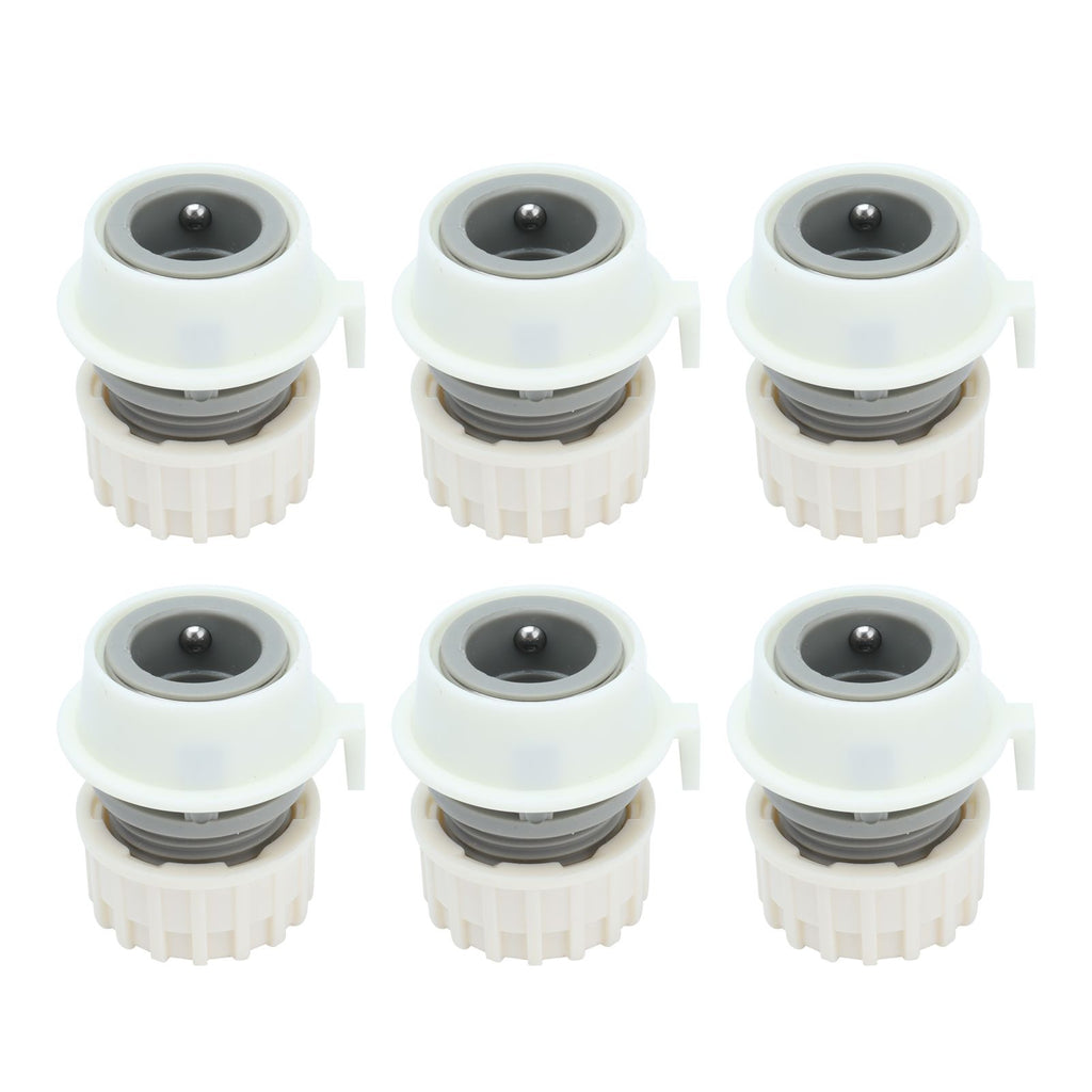 8Pcs Lock Type Faucet Quick Connector G1/2 Hose Faucet Coupling Adapter Fittings for Washing Machine