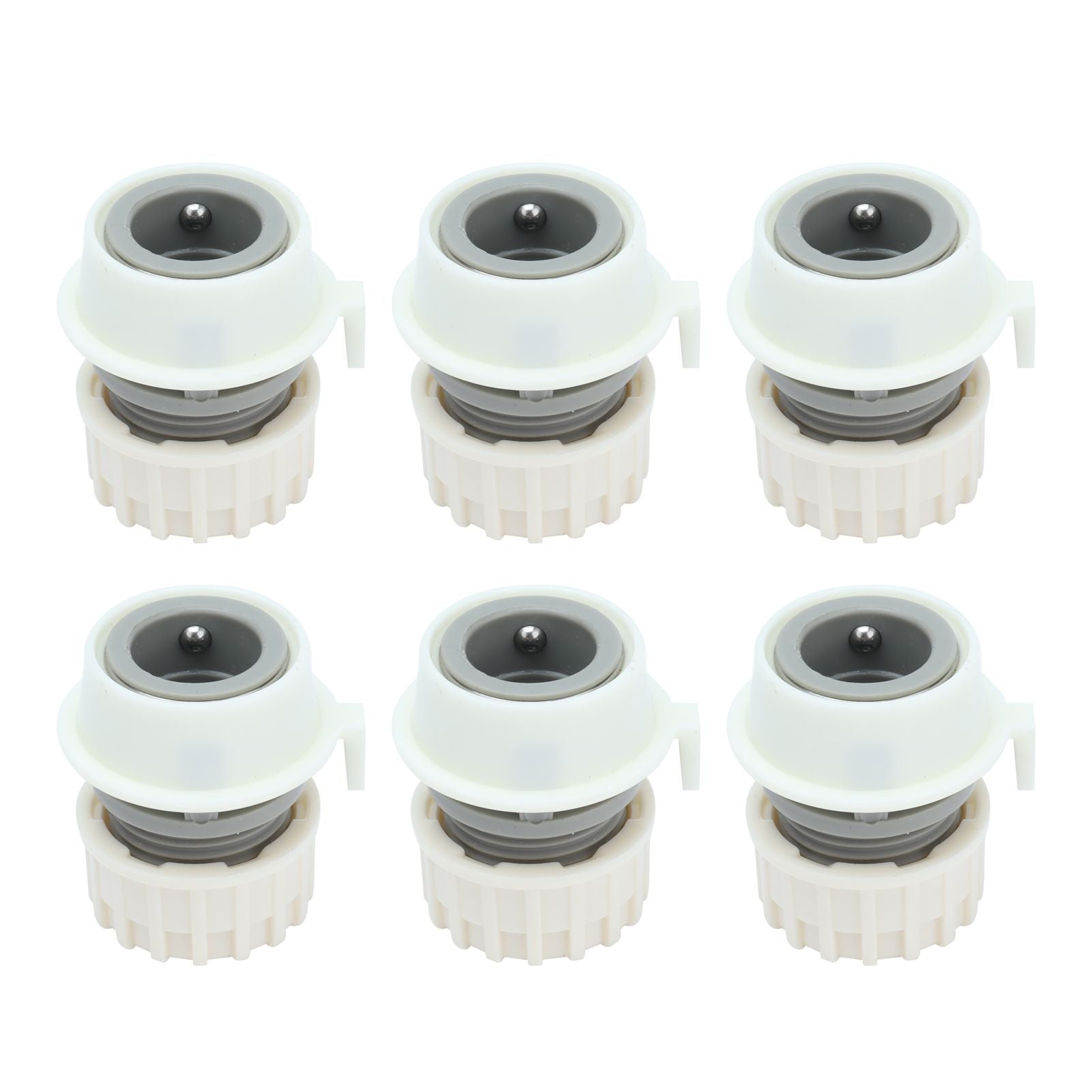 8Pcs Lock Type Faucet Quick Connector G1/2 Hose Faucet Coupling Adapter Fittings for Washing Machine