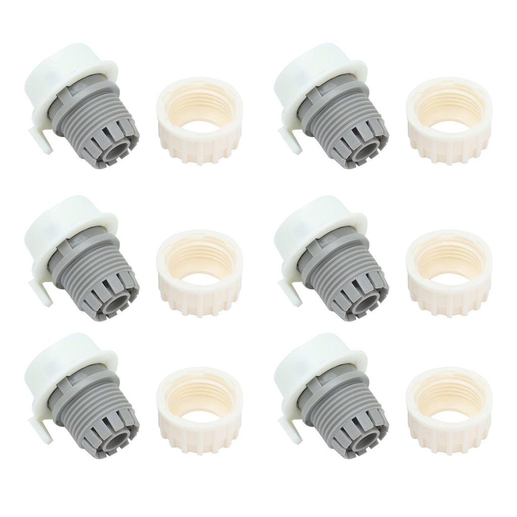 8Pcs Lock Type Faucet Quick Connector G1/2 Hose Faucet Coupling Adapter Fittings for Washing Machine