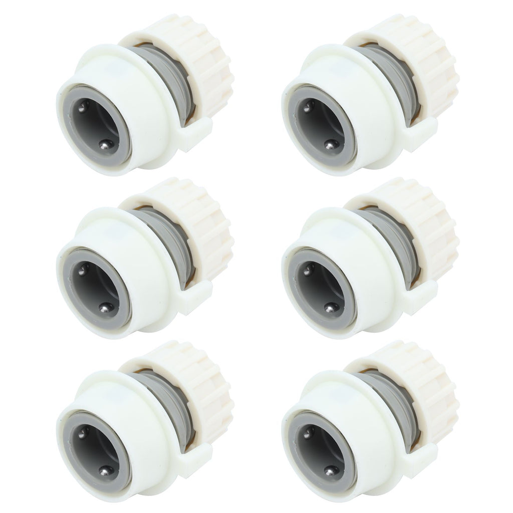 8Pcs Lock Type Faucet Quick Connector G1/2 Hose Faucet Coupling Adapter Fittings for Washing Machine