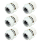8Pcs Lock Type Faucet Quick Connector G1/2 Hose Faucet Coupling Adapter Fittings for Washing Machine