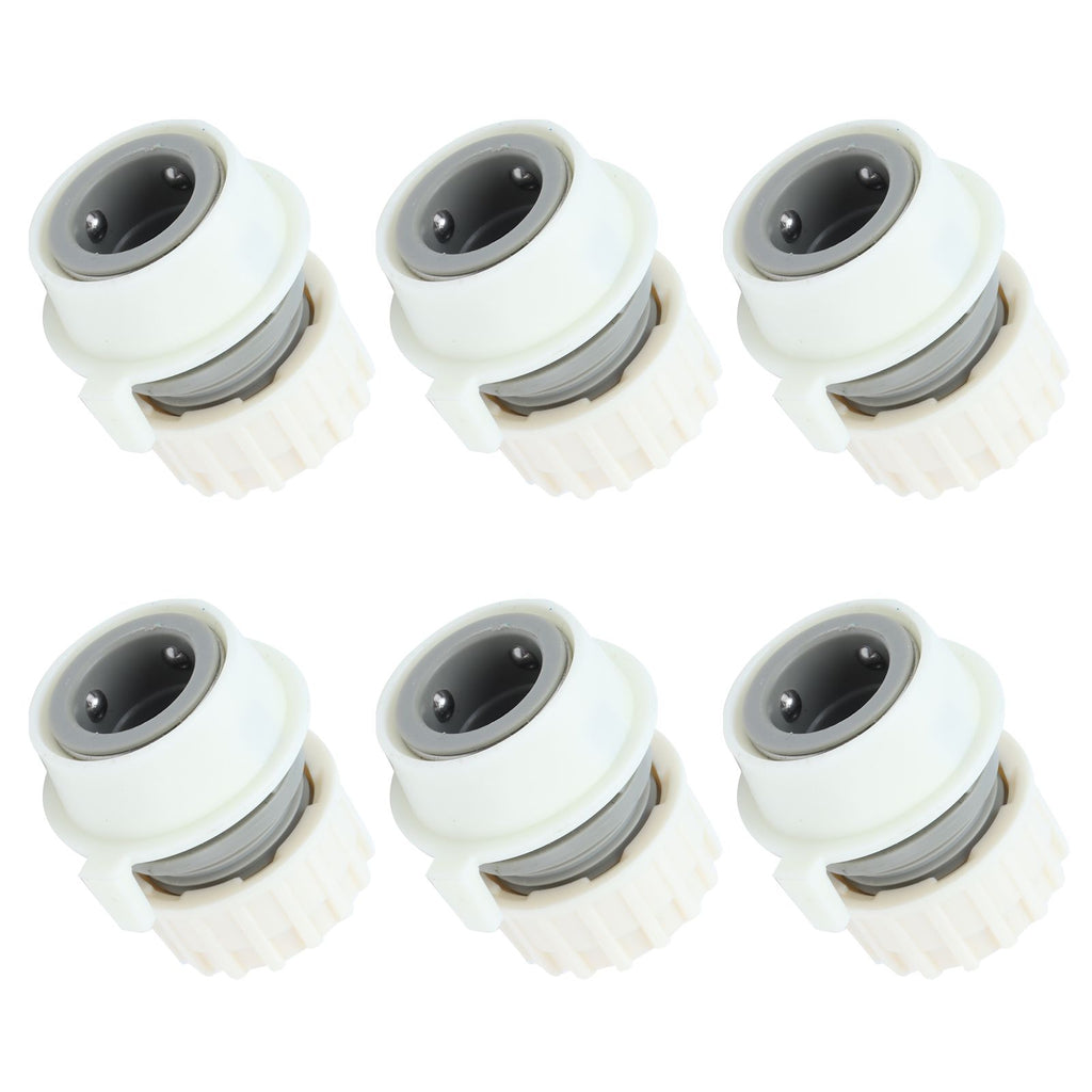 8Pcs Lock Type Faucet Quick Connector G1/2 Hose Faucet Coupling Adapter Fittings for Washing Machine