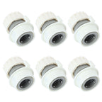 8Pcs Lock Type Faucet Quick Connector G1/2 Hose Faucet Coupling Adapter Fittings for Washing Machine
