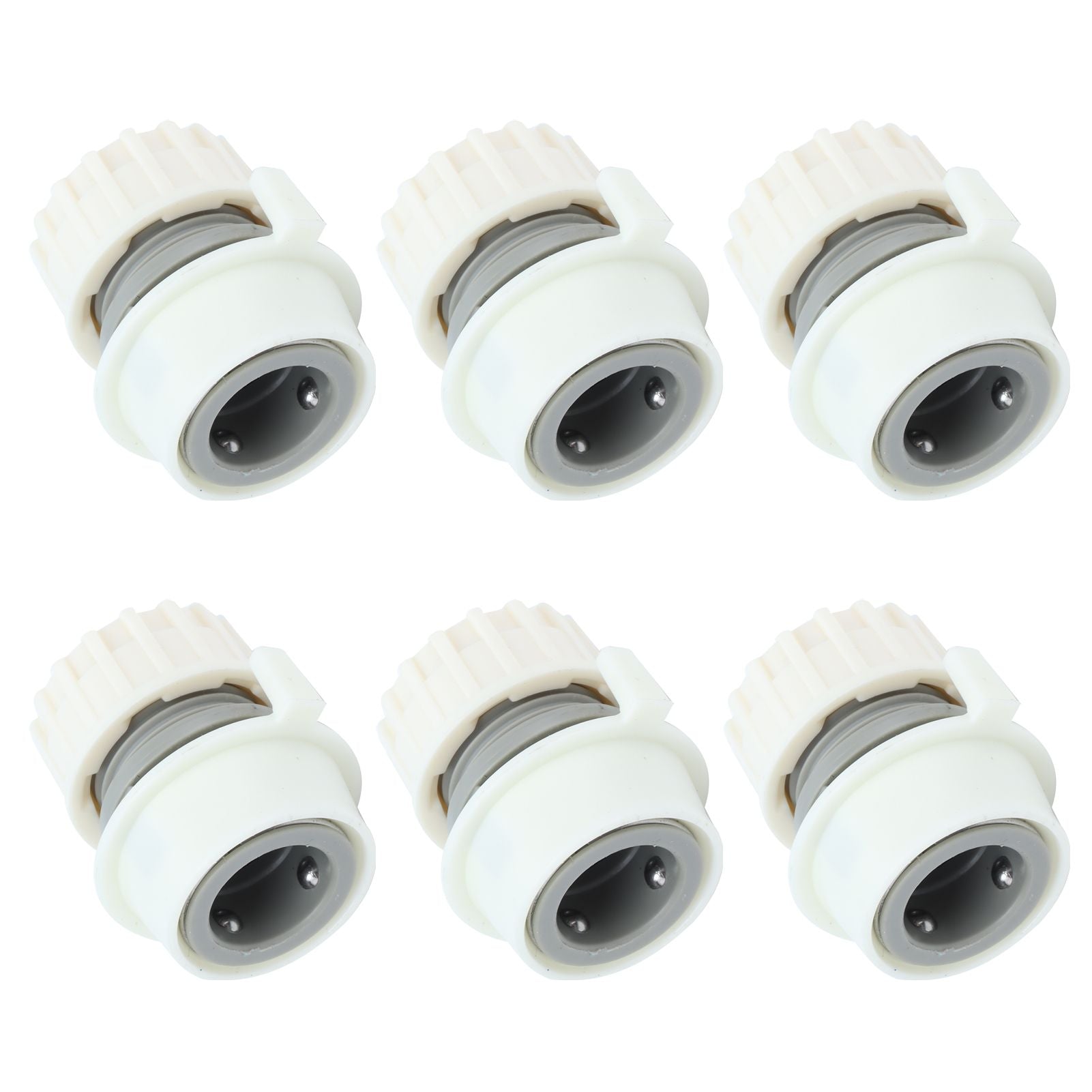 8Pcs Lock Type Faucet Quick Connector G1/2 Hose Faucet Coupling Adapter Fittings for Washing Machine