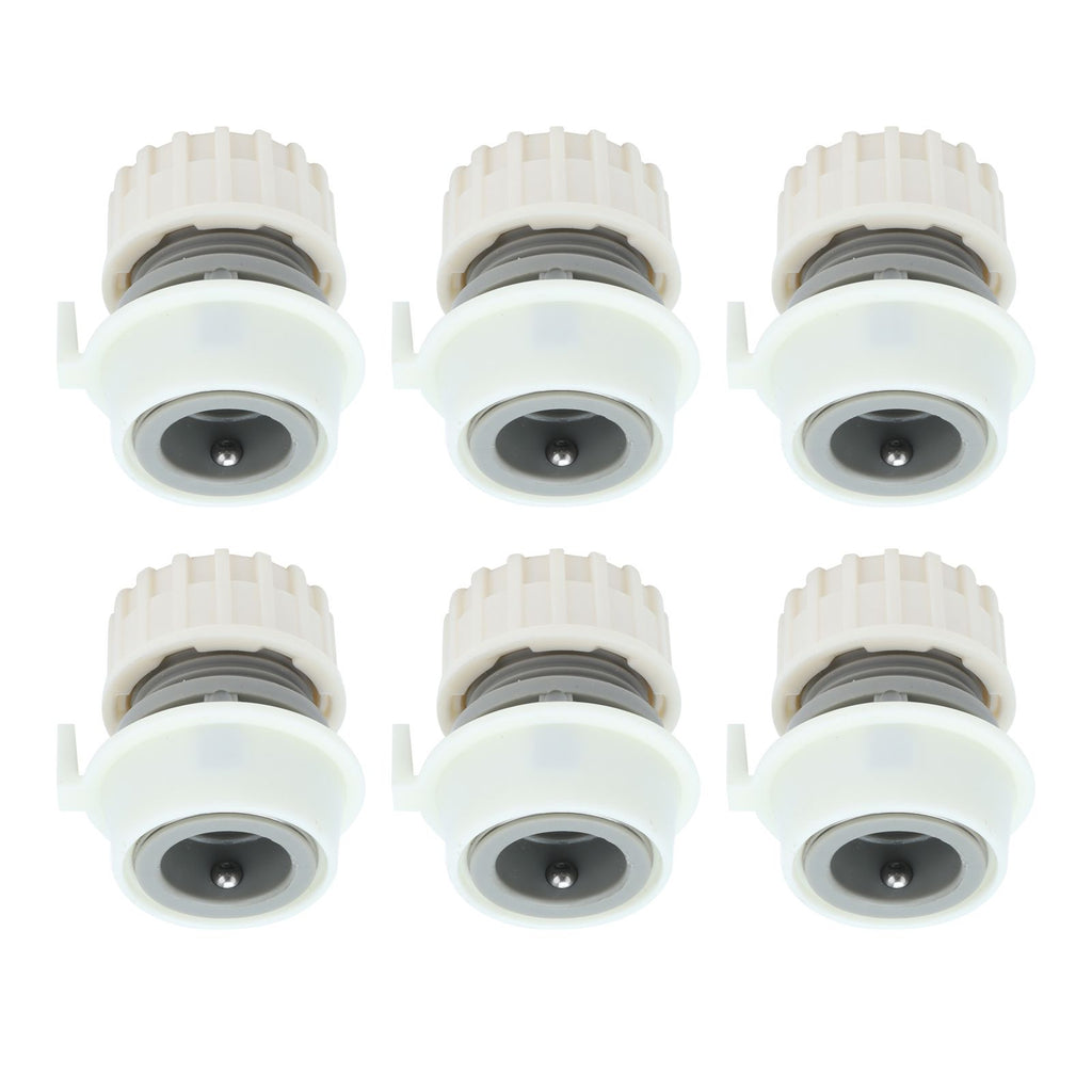 8Pcs Lock Type Faucet Quick Connector G1/2 Hose Faucet Coupling Adapter Fittings for Washing Machine