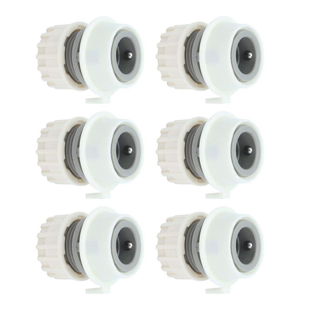 8Pcs Lock Type Faucet Quick Connector G1/2 Hose Faucet Coupling Adapter Fittings for Washing Machine