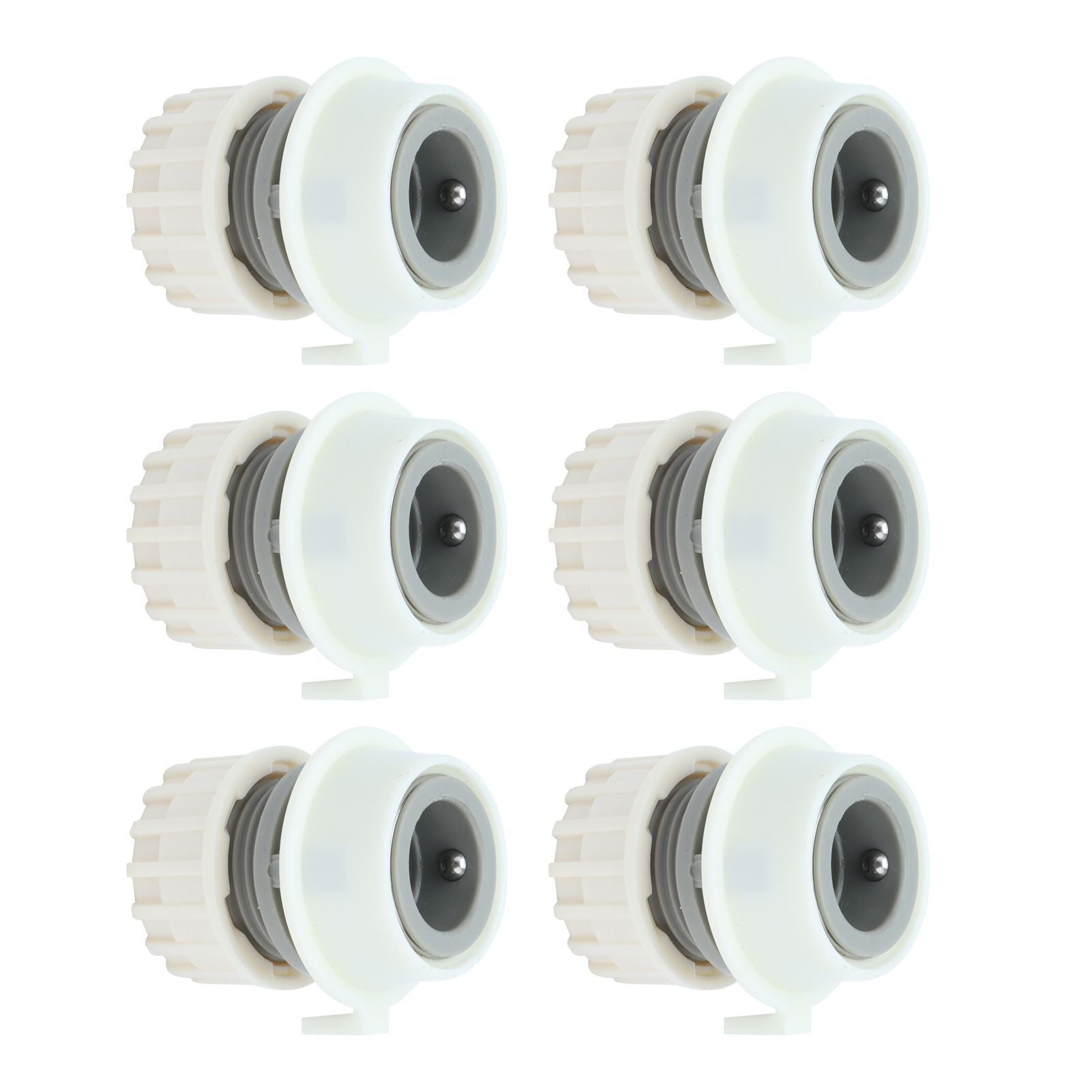8Pcs Lock Type Faucet Quick Connector G1/2 Hose Faucet Coupling Adapter Fittings for Washing Machine