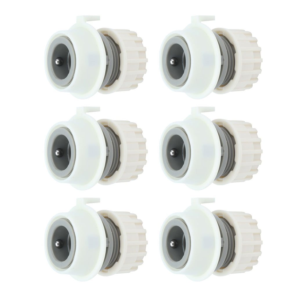 8Pcs Lock Type Faucet Quick Connector G1/2 Hose Faucet Coupling Adapter Fittings for Washing Machine