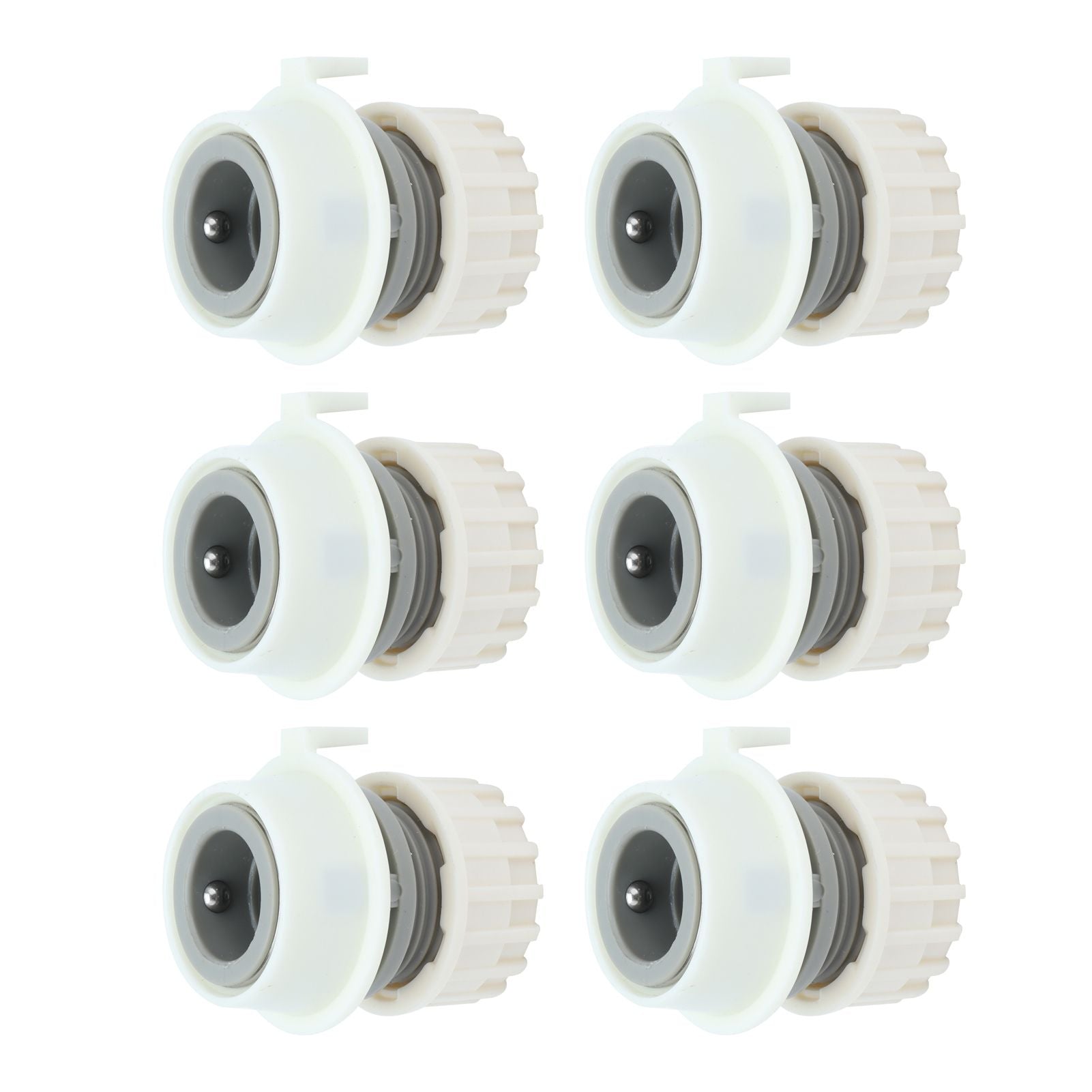 8Pcs Lock Type Faucet Quick Connector G1/2 Hose Faucet Coupling Adapter Fittings for Washing Machine