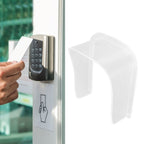 Transparent Doorbell Waterproof Shell PV Rainproof and Sunproof Cover for Door Viewer and Fingerprint Device