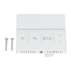 Smart Thermostat Weekly Programmable Voice Switch 10K Sensor Precise Temperature Control Boiler Thermostat for Home3A Connection Plumbing Wall Hung Boiler White 230V