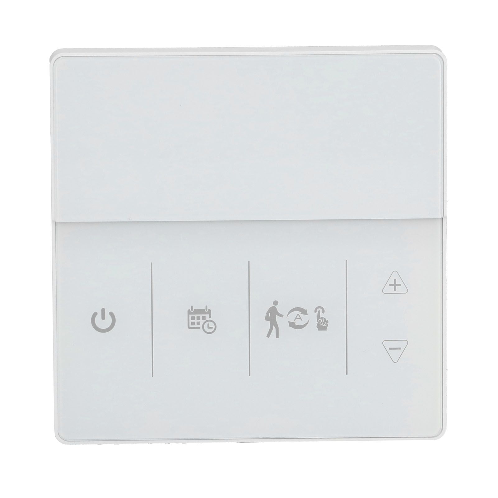 Smart Thermostat Weekly Programmable Voice Switch 10K Sensor Precise Temperature Control Boiler Thermostat for Home3A Connection Plumbing Wall Hung Boiler White 230V
