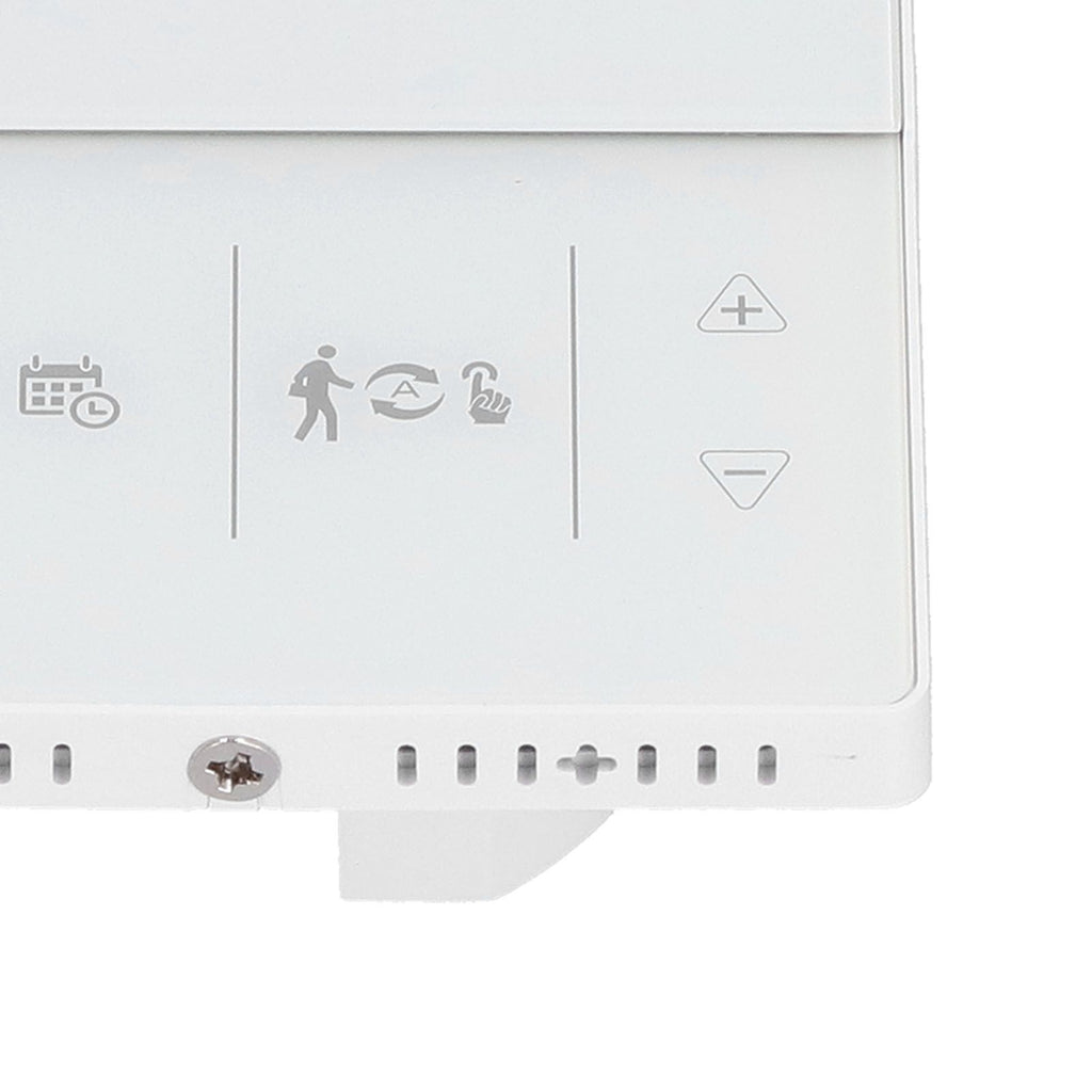 Smart Thermostat Weekly Programmable Voice Switch 10K Sensor Precise Temperature Control Boiler Thermostat for Home3A Connection Plumbing Wall Hung Boiler White 230V