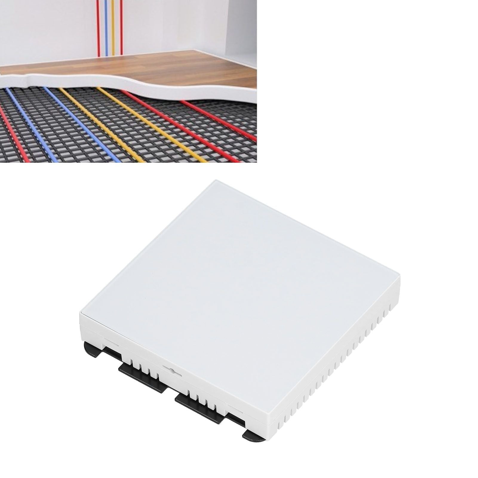 For Tuya WiFi Electric Heating Thermostat Intelligent Temperature Controller Phone APP Control White16A For Floor Heating AC90‑240V 50/60Hz