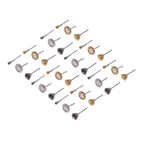 36PCs set Wire Polishing Wheel Pen Flat Bowl Shaped Steel Wire Wheel Brush Kit Accessories
