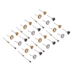 36PCs set Wire Polishing Wheel Pen Flat Bowl Shaped Steel Wire Wheel Brush Kit Accessories