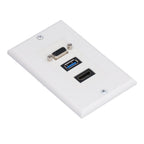 Audio Video Wall Socket 5 Gbps Embedded Installation Multimedia Port Composite Video Panel