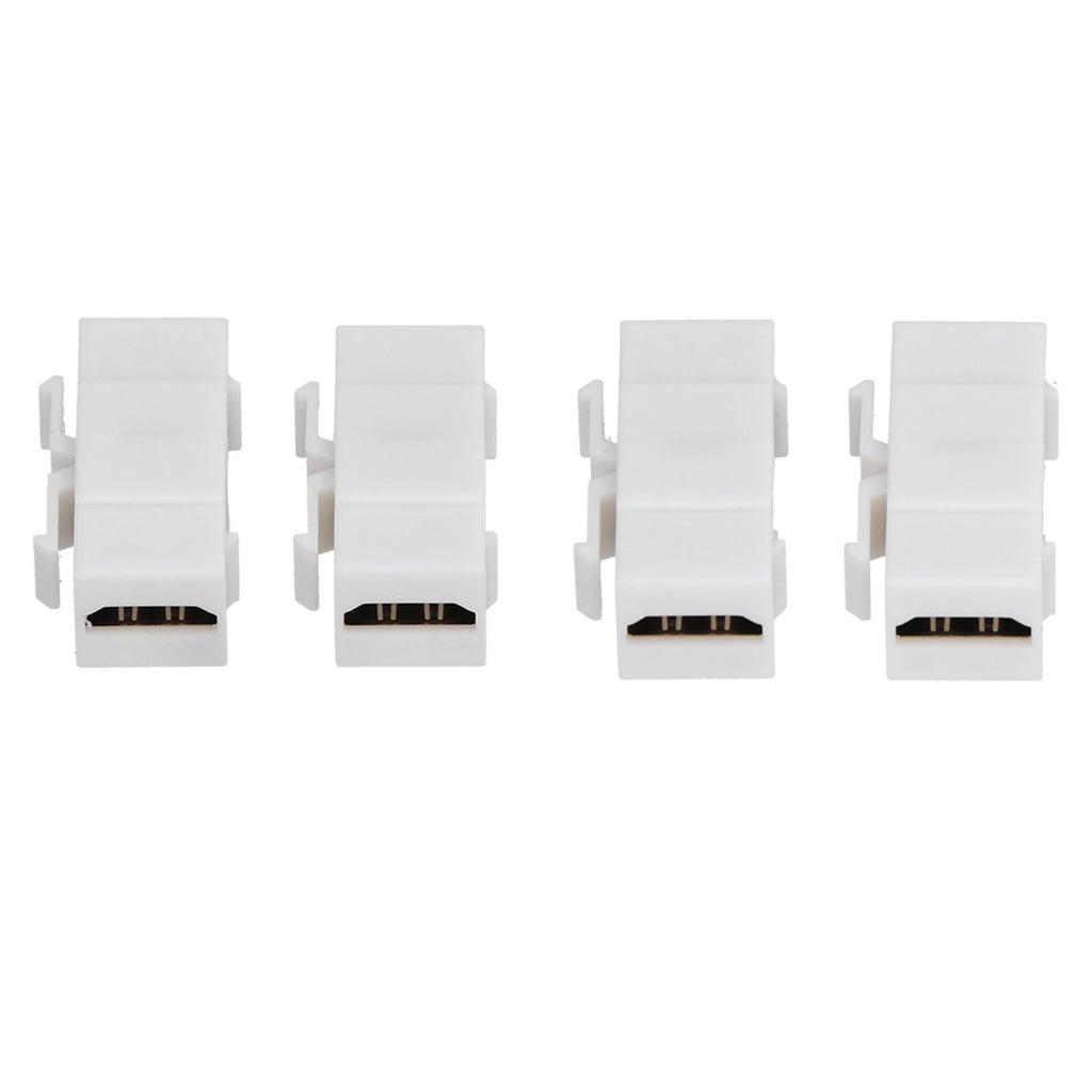 4 HD Multimedia Interface Wall Plate US Standard ABS Outlet Panel for AV Receiver Home Theater System