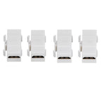 4 HD Multimedia Interface Wall Plate US Standard ABS Outlet Panel for AV Receiver Home Theater System