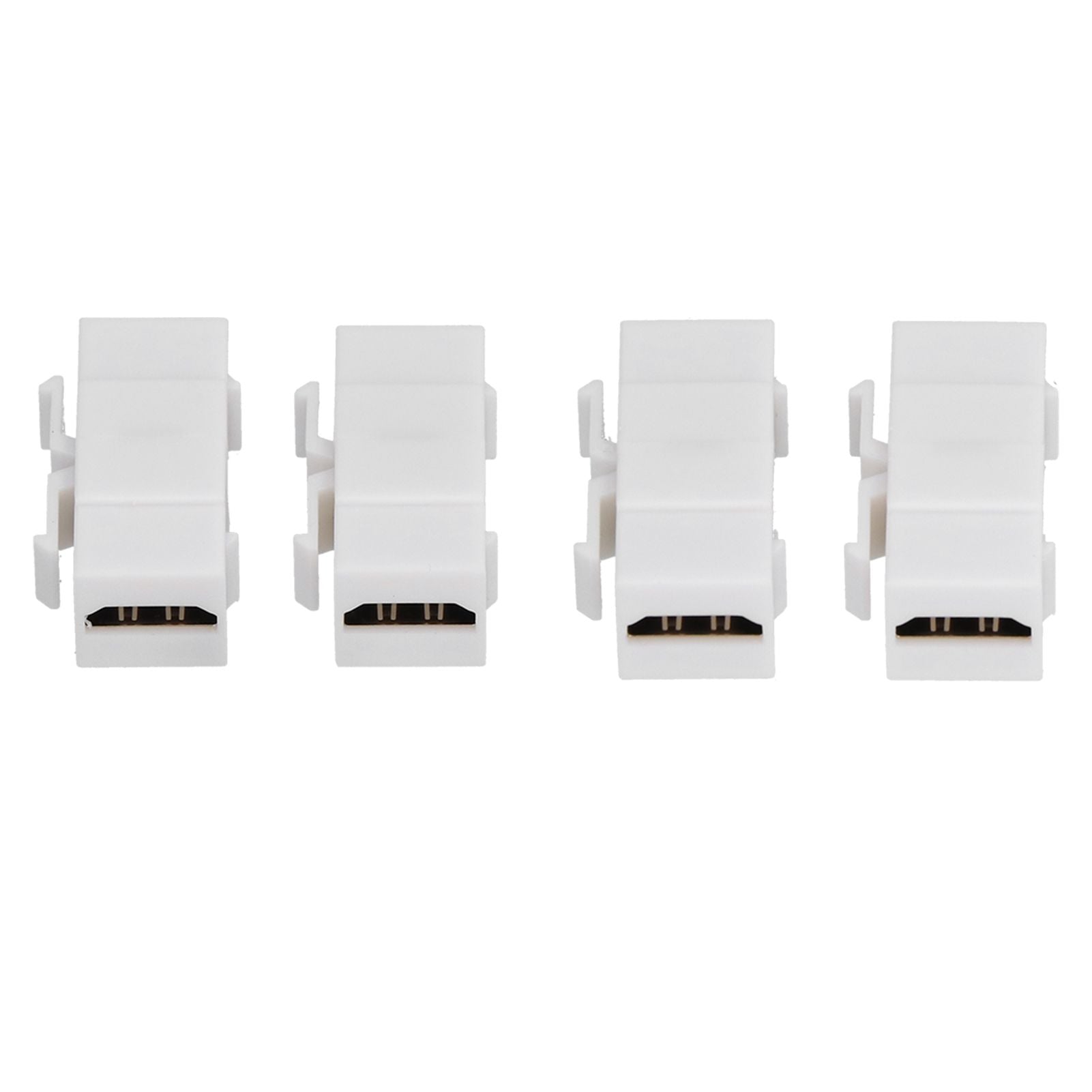 4 HD Multimedia Interface Wall Plate US Standard ABS Outlet Panel for AV Receiver Home Theater System