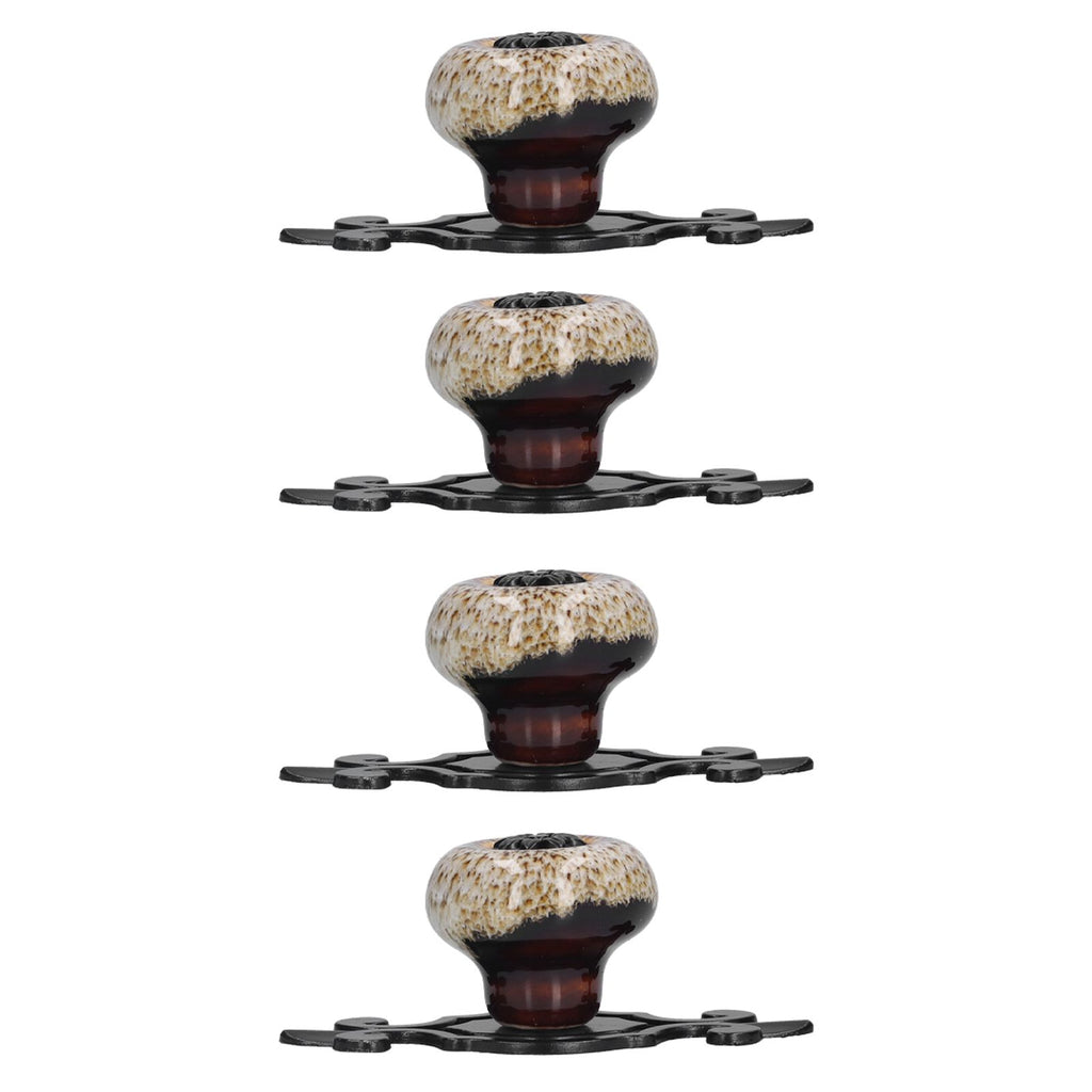 4 Sets Furniture Handle Zinc Alloy Cabinet Door Drawer Handle Exquisite Furniture AccessoriesWhite