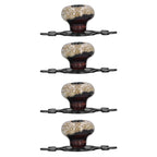 4 Sets Furniture Handle Zinc Alloy Cabinet Door Drawer Handle Exquisite Furniture AccessoriesWhite