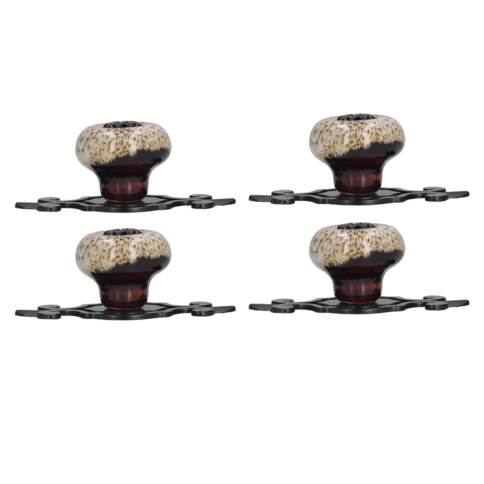 4 Sets Furniture Handle Zinc Alloy Cabinet Door Drawer Handle Exquisite Furniture AccessoriesWhite