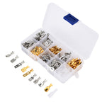 150Pcs Wire Terminals Brass Oxidation Resistance Corrosion Resistance High Conductivity Wire Crimp Terminal Block