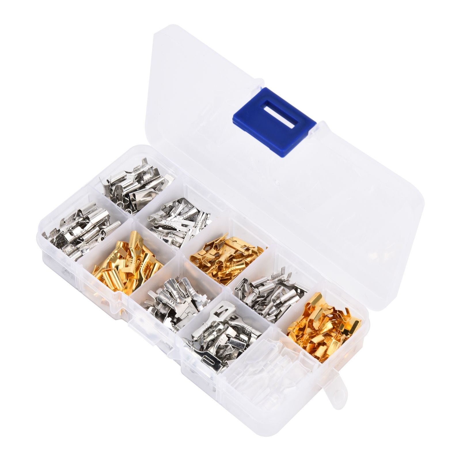 150Pcs Wire Terminals Brass Oxidation Resistance Corrosion Resistance High Conductivity Wire Crimp Terminal Block