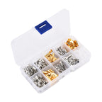 150Pcs Wire Terminals Brass Oxidation Resistance Corrosion Resistance High Conductivity Wire Crimp Terminal Block