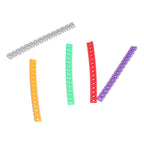 Clip On Cable Marker Waterproof Cable Identification Tube Colorful 0‑9 Number Wire Label Tube Wire Marker