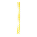 Clip On Cable Marker Waterproof Cable Identification Tube Colorful 0‑9 Number Wire Label Tube Wire Marker