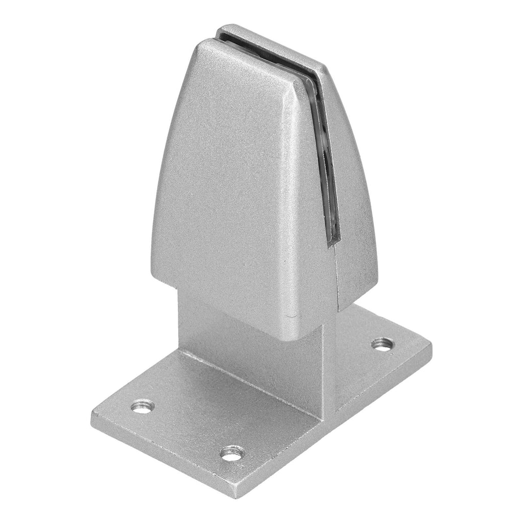 4pcs Desk Screen Baffle Clamp T Type Aluminum Alloy Silver Desktop Partition Bracket Holder for Office Classroom