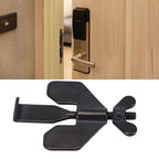 Portable Door Lock Home Security Locker Travel Lockdown Lock Anti Thief Easy to Install for Hotel and ApartmentBlack