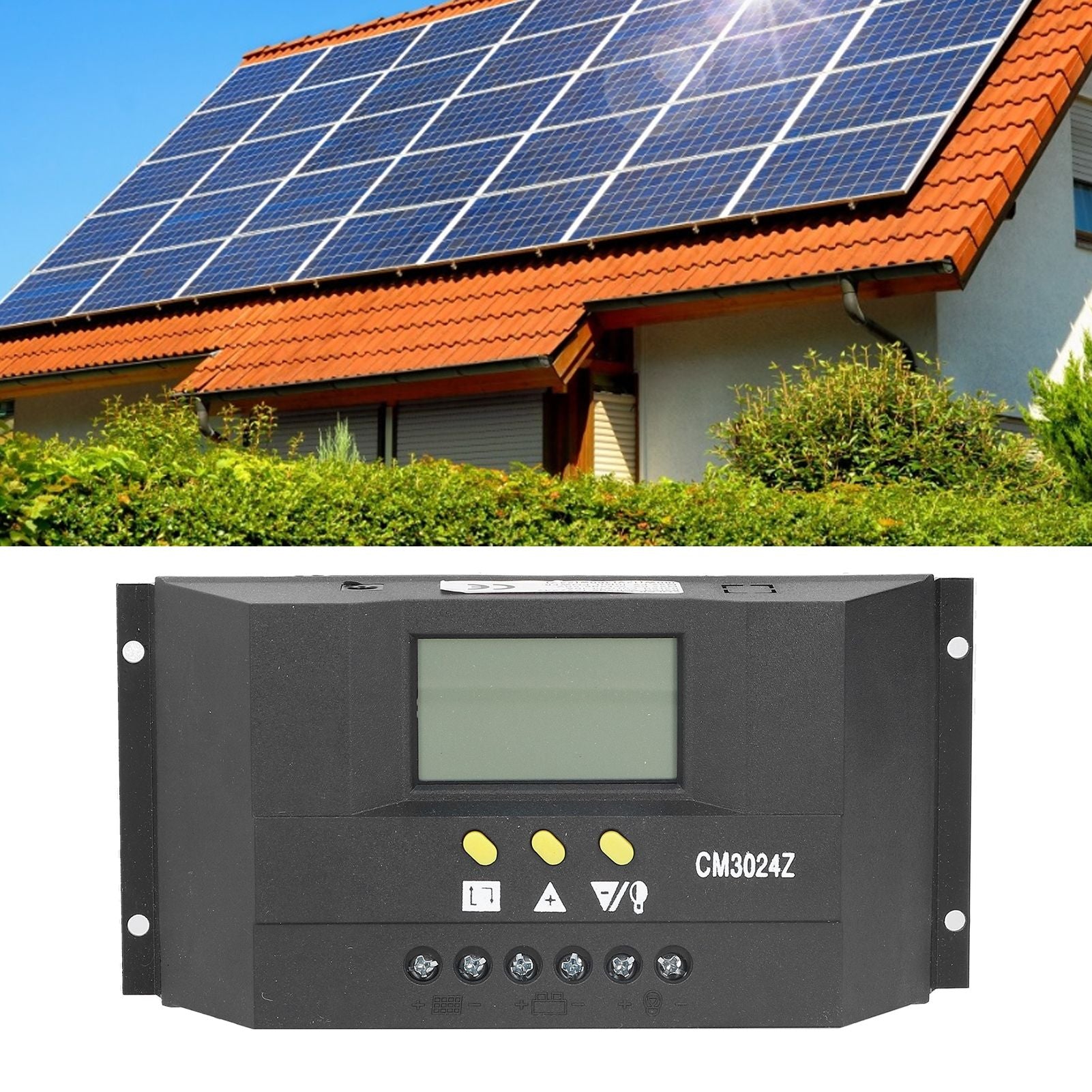 PWM Intelligent Solar Controller Photovoltaic Power Generation Solar Charge Controller 12V/24V10A