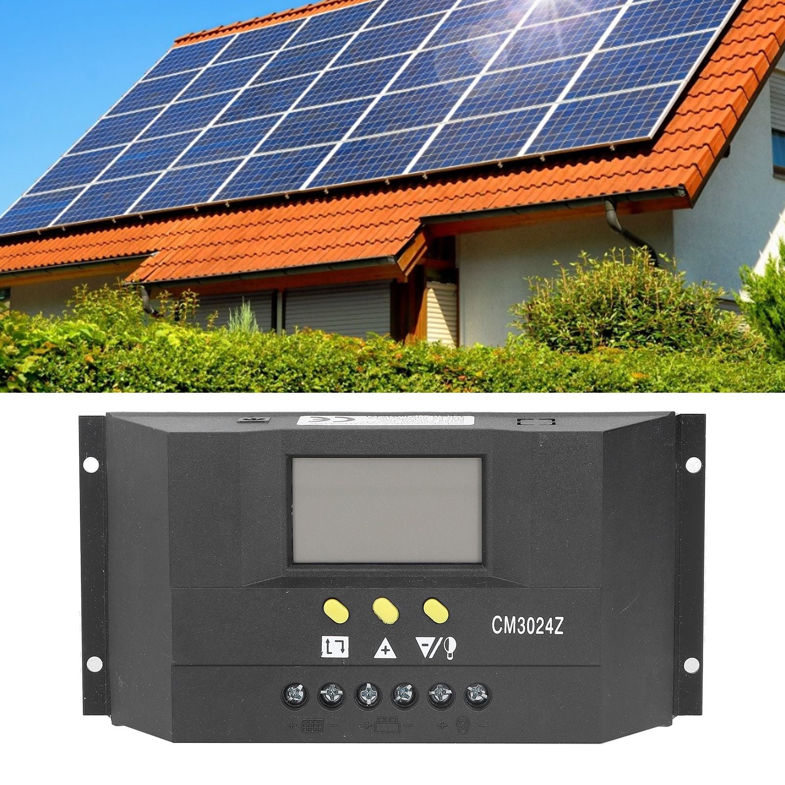 PWM Intelligent Solar Controller Photovoltaic Power Generation Solar Charge Controller 12V/24V30A