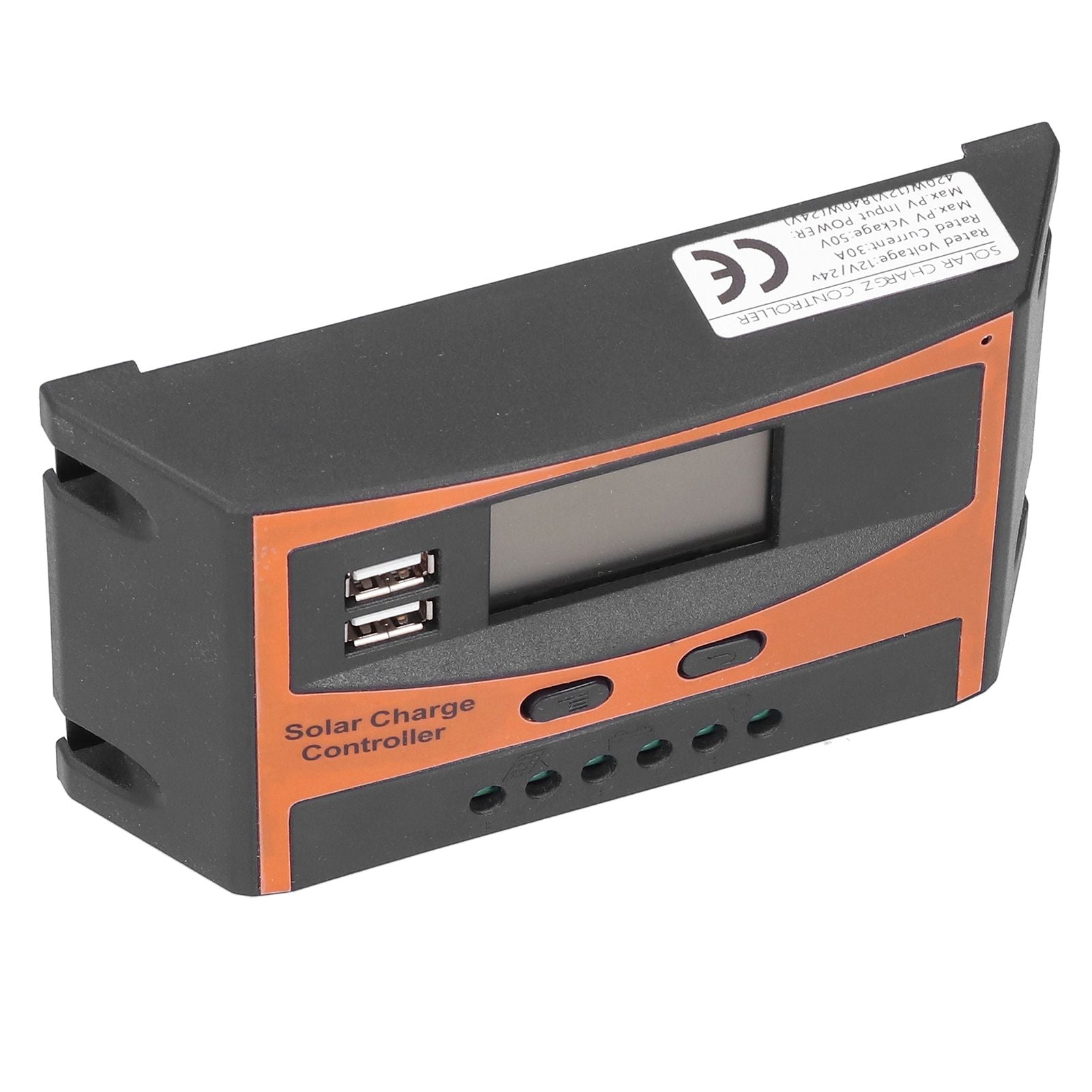 12V/24V Solar Charge Controller IP32 Waterproof High Efficient PWM Solar Power Controller30A