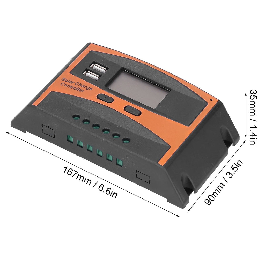 12V/24V Solar Charge Controller IP32 Waterproof High Efficient PWM Solar Power Controller40A