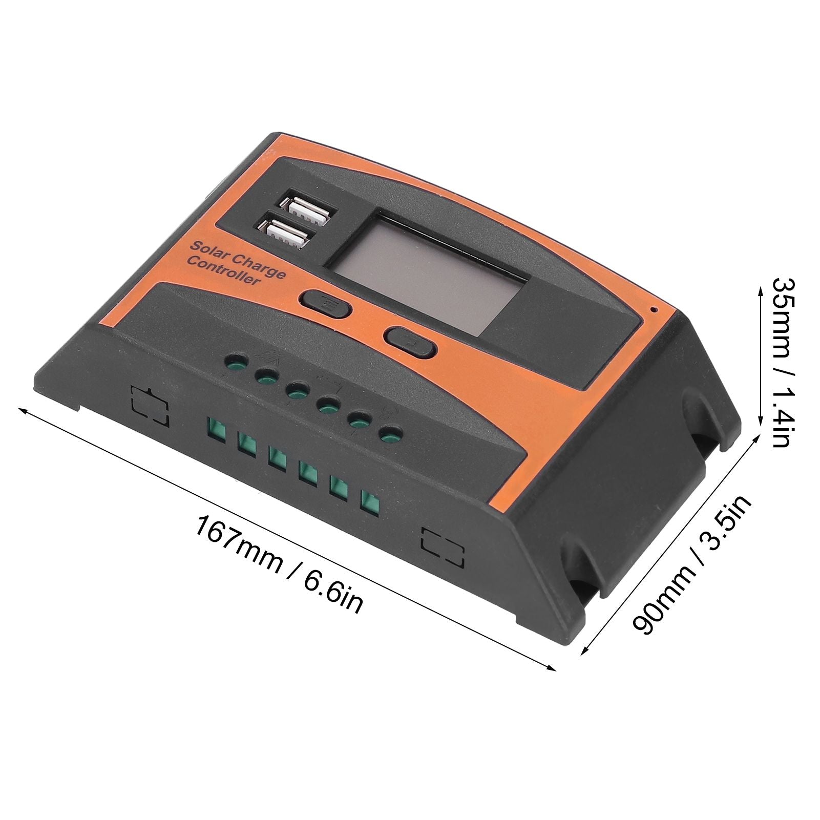12V/24V Solar Charge Controller IP32 Waterproof High Efficient PWM Solar Power Controller60A