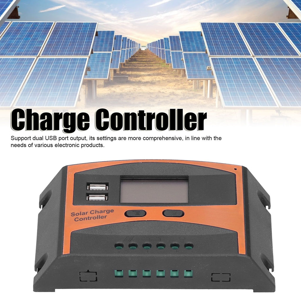 12V/24V Solar Charge Controller IP32 Waterproof High Efficient PWM Solar Power Controller60A