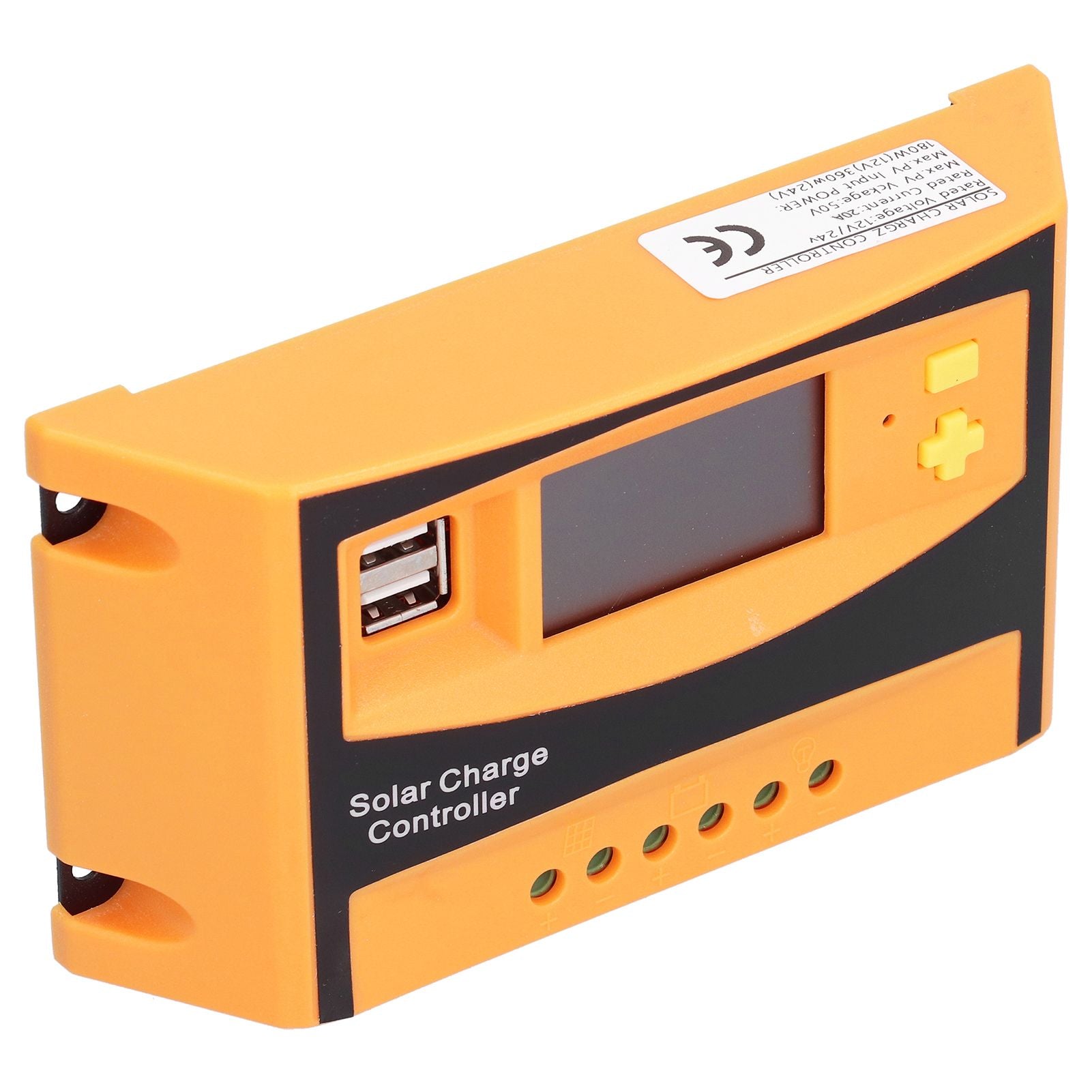 12V/24V Solar Charge Controller Solar Charge Discharge Regulator Waterproof Photovoltaic Controller20A