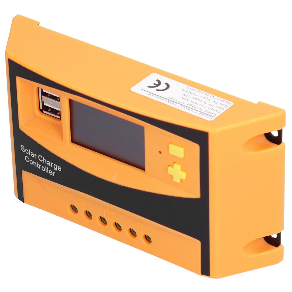 12V/24V Solar Charge Controller Solar Charge Discharge Regulator Waterproof Photovoltaic Controller60A