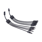 Solar Panel Connector 4 Branch Y Type Parallel Connector Solar Panel Extension Cable PV Wire Adapter
