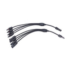 Solar Panel Connector 4 Branch Y Type Parallel Connector Solar Panel Extension Cable PV Wire Adapter