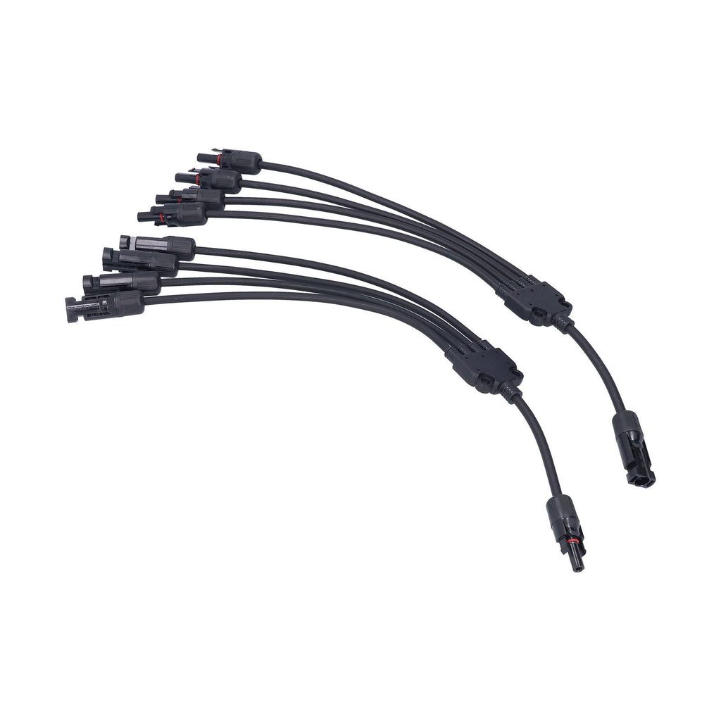 Solar Panel Connector 4 Branch Y Type Parallel Connector Solar Panel Extension Cable PV Wire Adapter