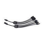 Solar Panel Connector 4 Branch Y Type Parallel Connector Solar Panel Extension Cable PV Wire Adapter