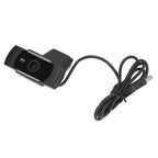 Computer Camera Microphone Automatic Noise Reduction Full HD 1080P USB Stereo Webcam with Rotatable Clip for Office